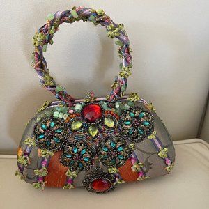 Mary Frances Embellished Beaded Handbag
